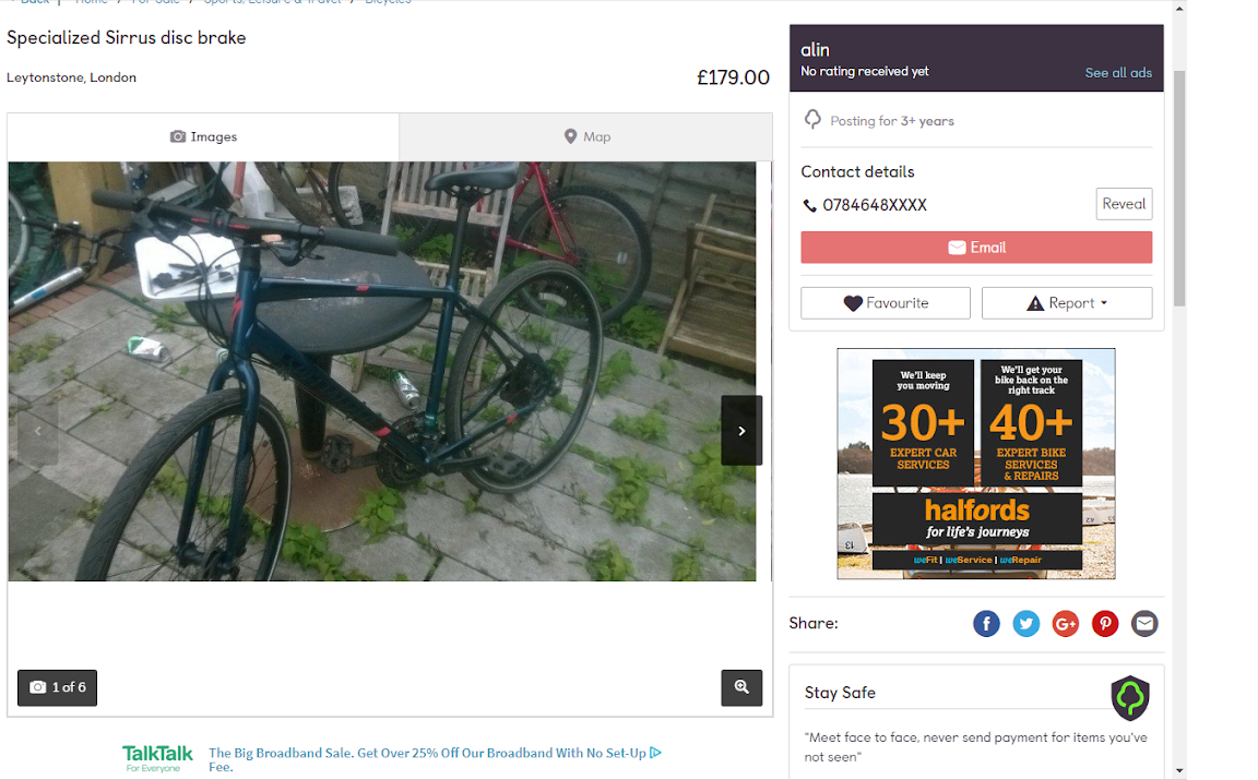 Specialized sirrus online gumtree